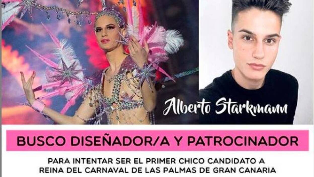 Alberto aspira a ser Reina del Carnaval