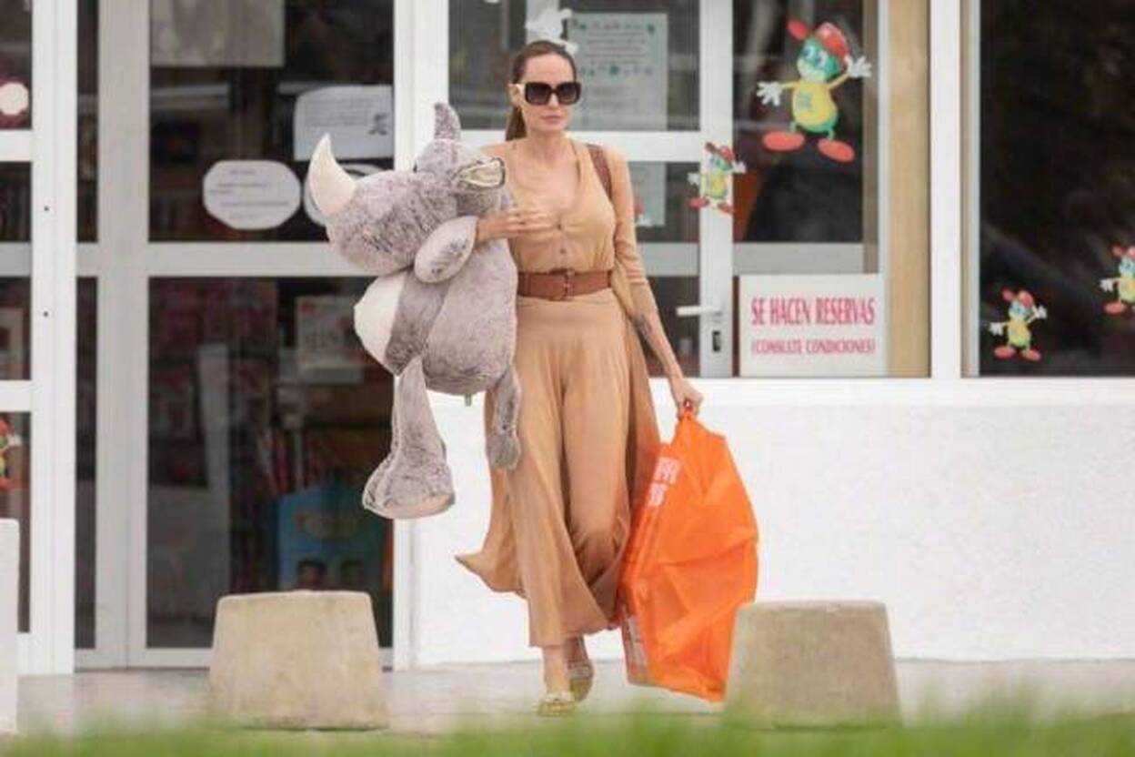 Angelina Jolie, de compras en Fuerteventura