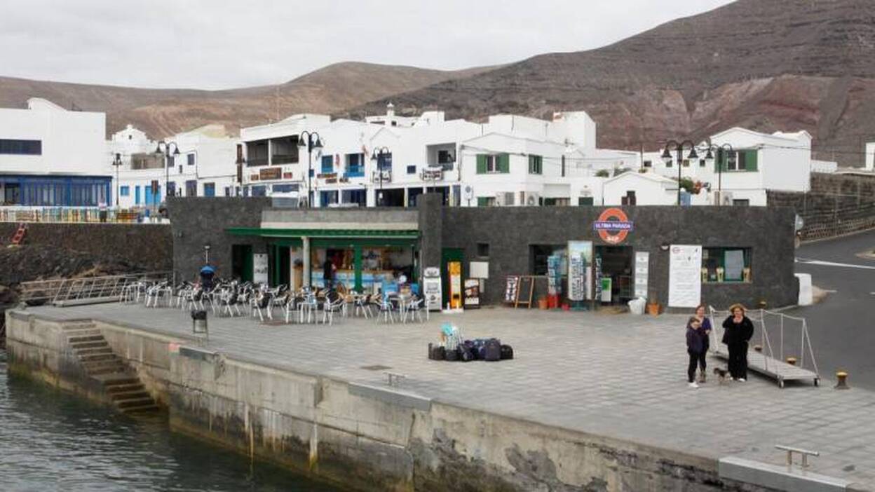 La Graciosa, incomunicada este lunes por mar