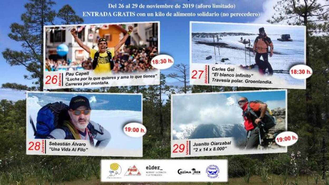 Cartel de lujo para la Semana de la Montaña