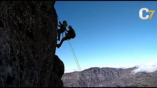 En la cima del Nublo con seis años
