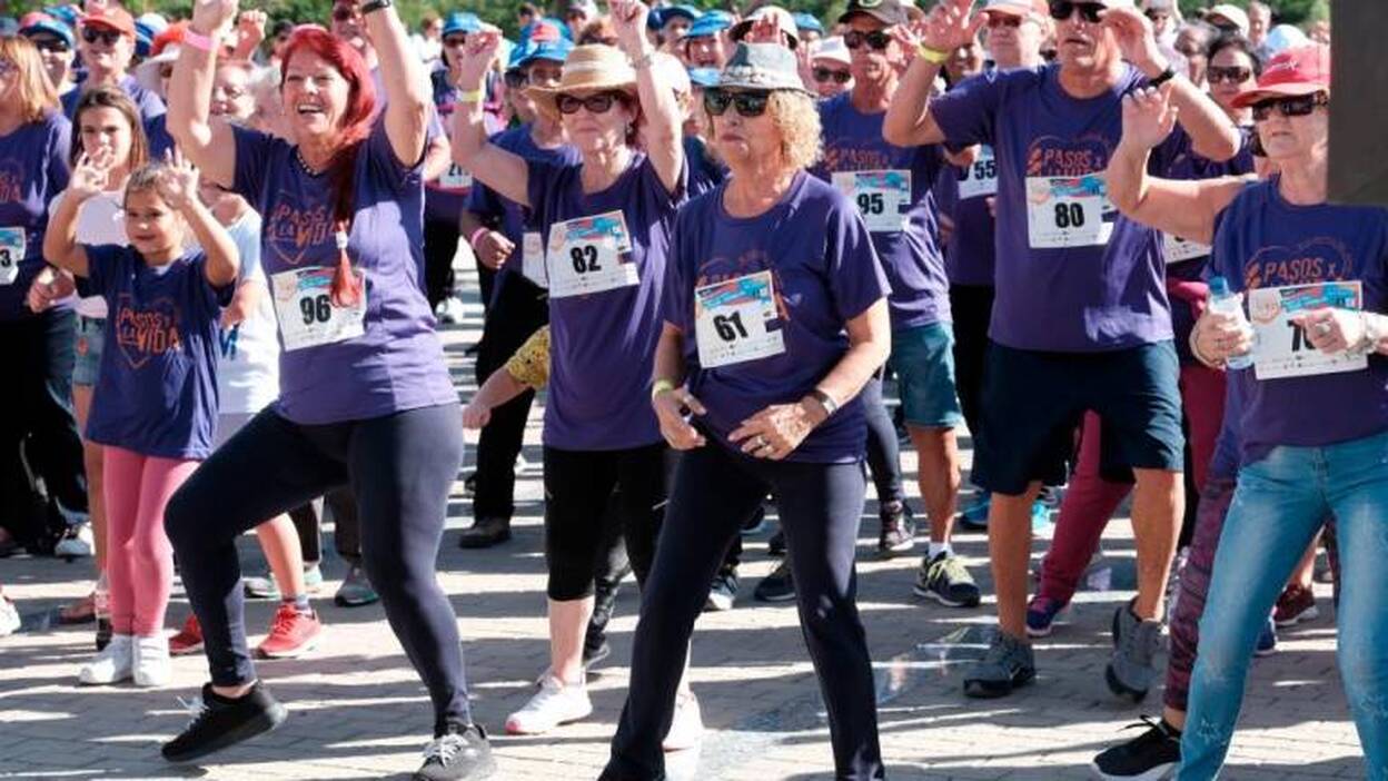 Pasos por la vida en el parque de Las Rehoyas