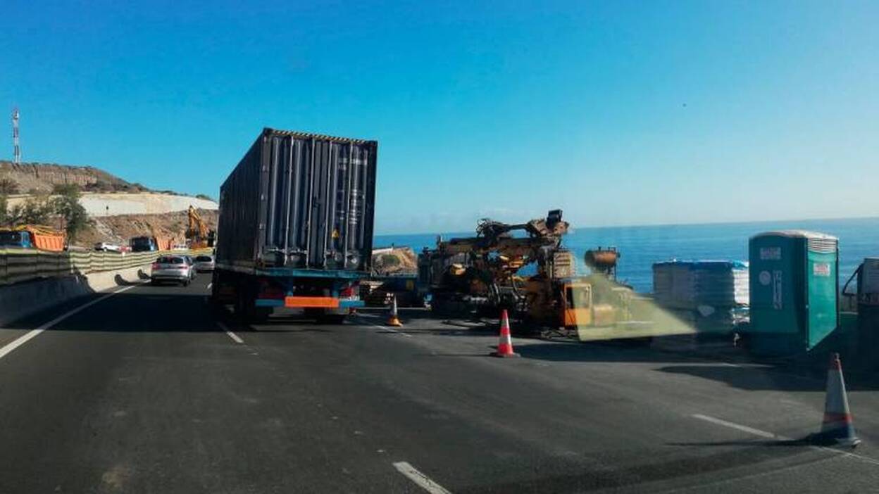 El Cabildo asume íntegro el arreglo por el derrumbe del muro en la GC-1