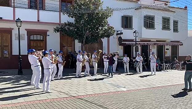 La suerte de Artenara, con la banda de Agaete