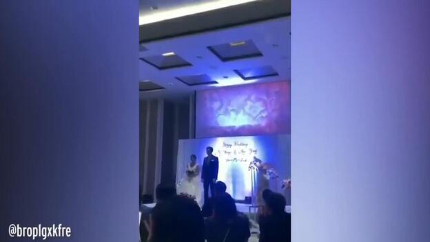 Pone el vídeo de la infidelidad de su mujer en plena boda