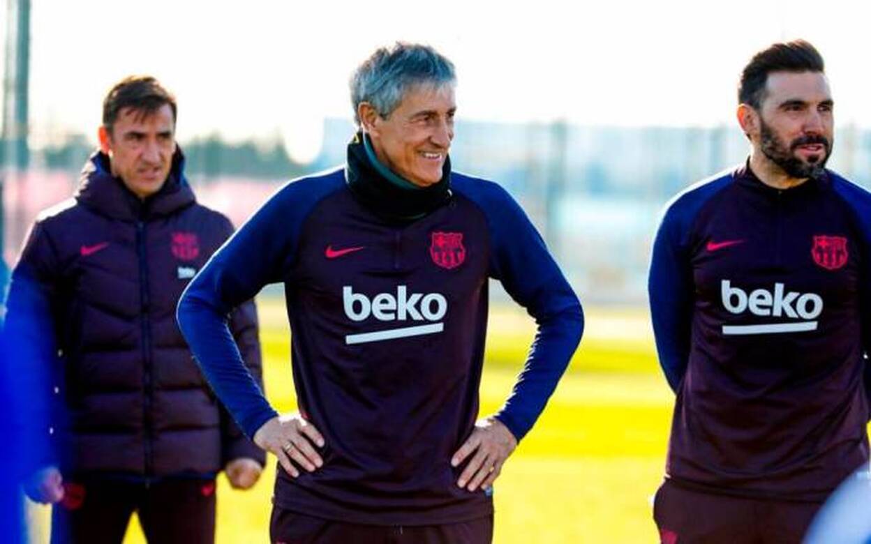 El Barça confirma a Quique Setién como relevo de Valverde