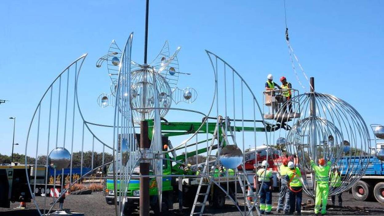 Hierro y Oro para César Manrique