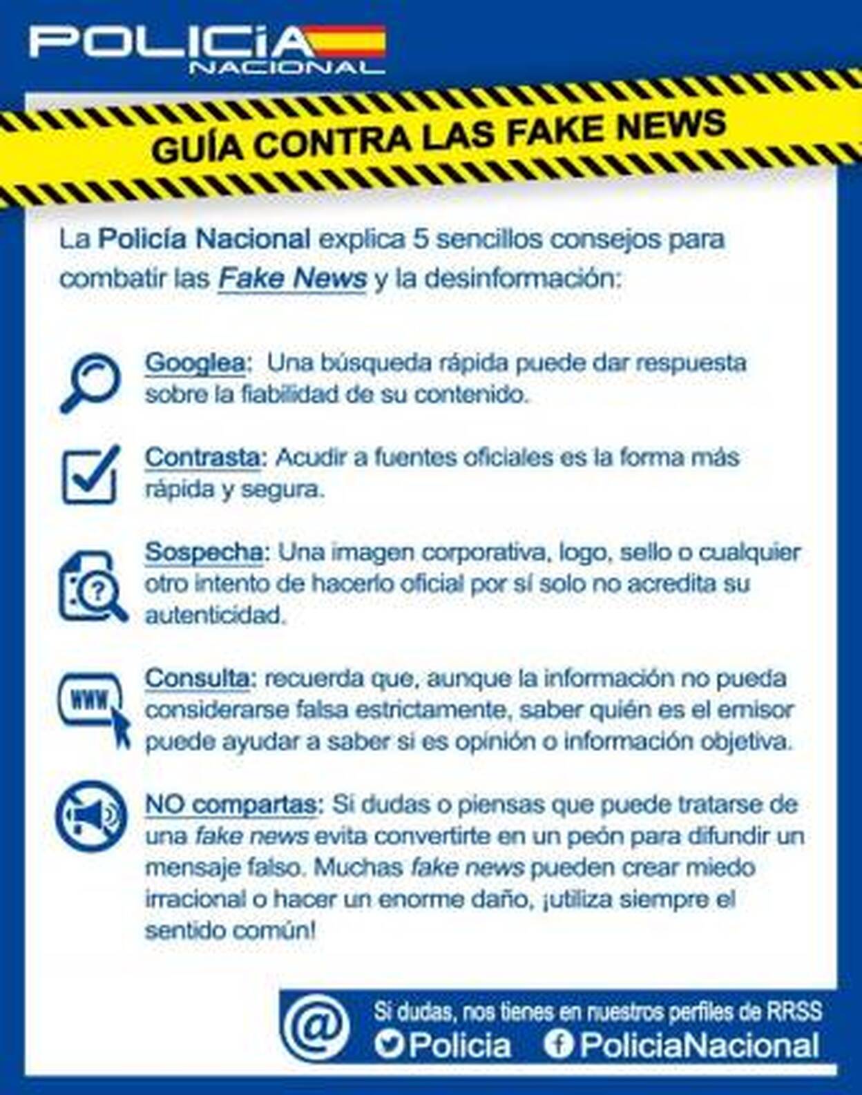 Guía para evitar ser manipulados por las fake news