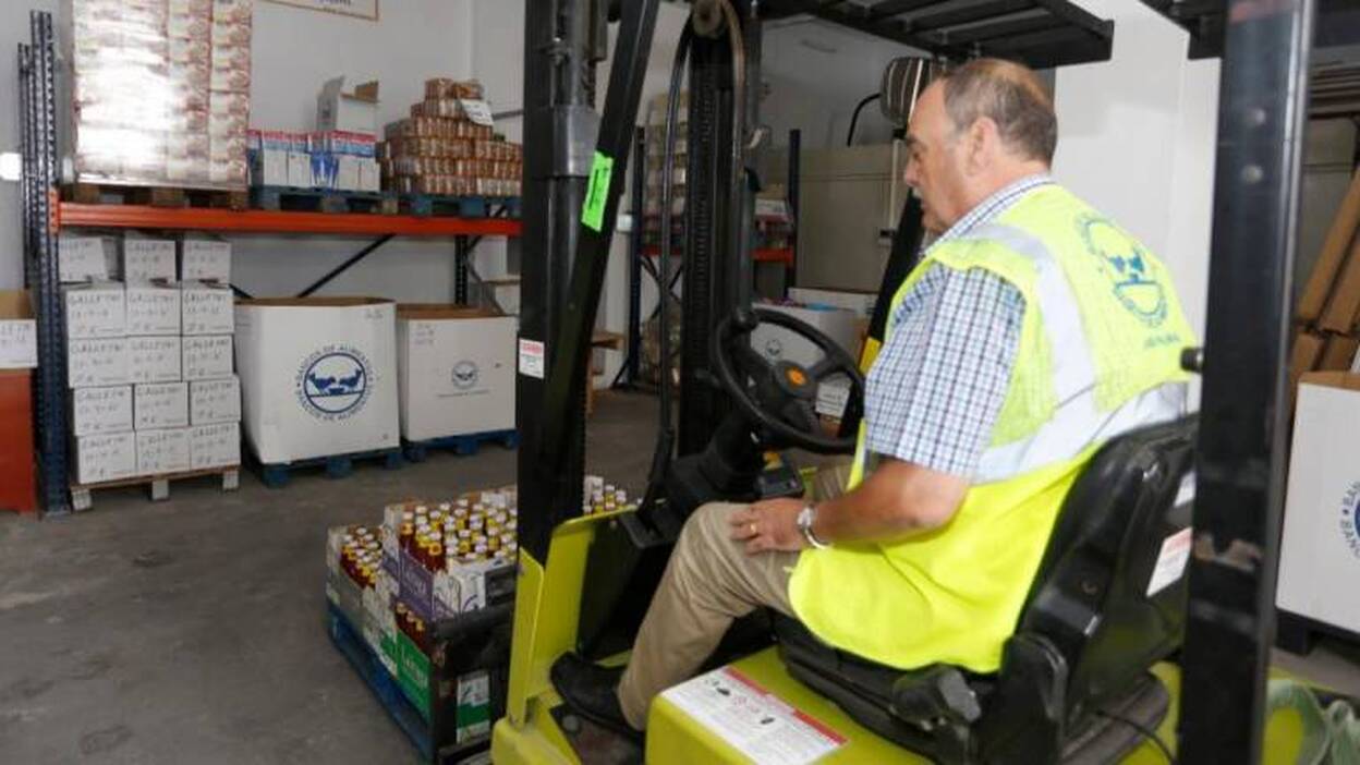 El Banco de Alimentos reclama material