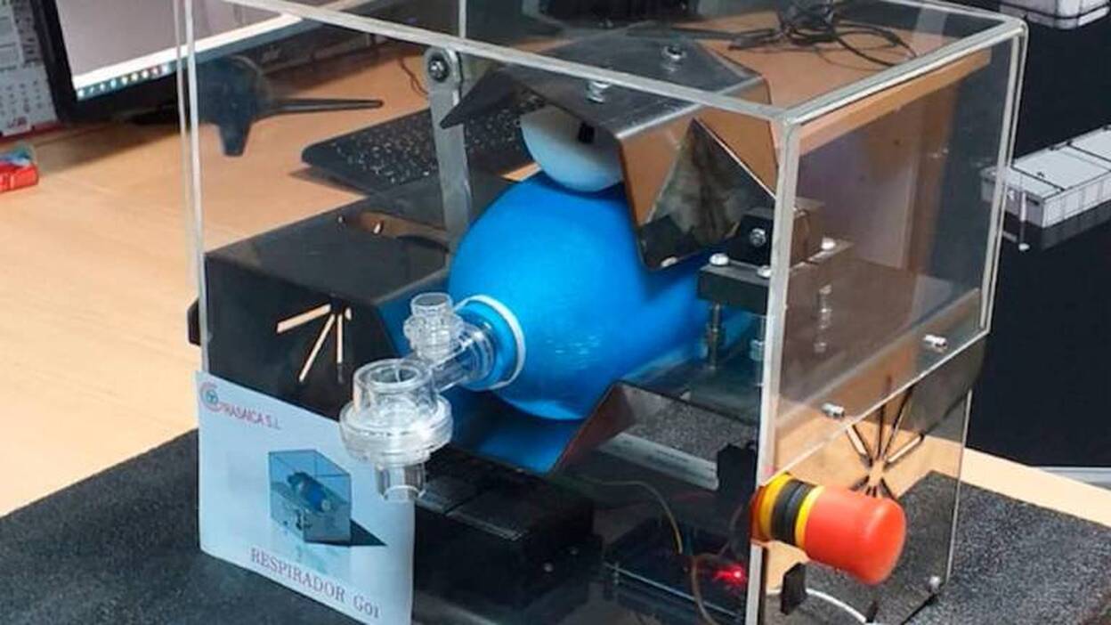Una empresa canaria fabrica respiradores para afectados por Covid-19
