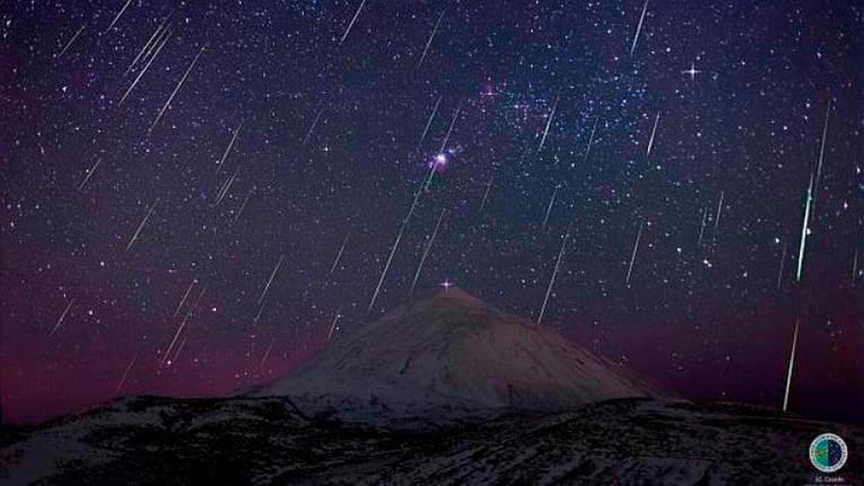 La lluvia de estrellas confinados, desde Canarias