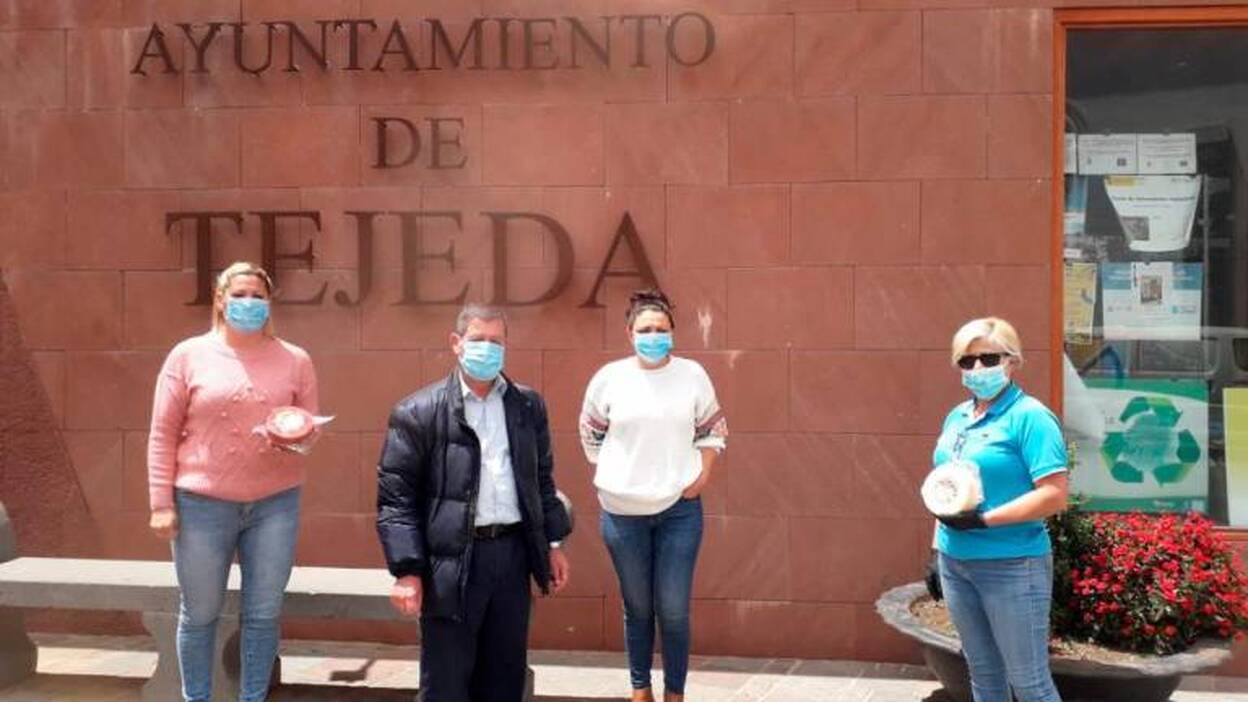 60 quesos solidarios para los vecinos de la Cumbre