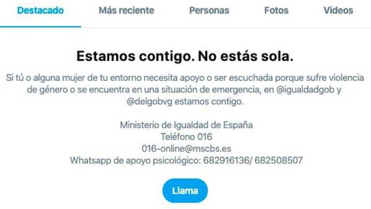 Twitter ayuda a prevenir la violencia machista