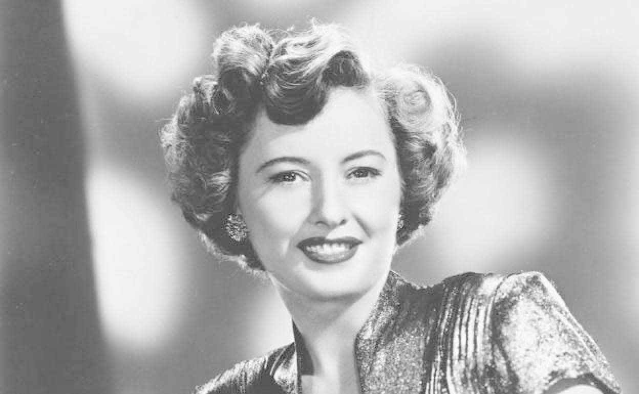 La actriz Barbara Stanwyck.