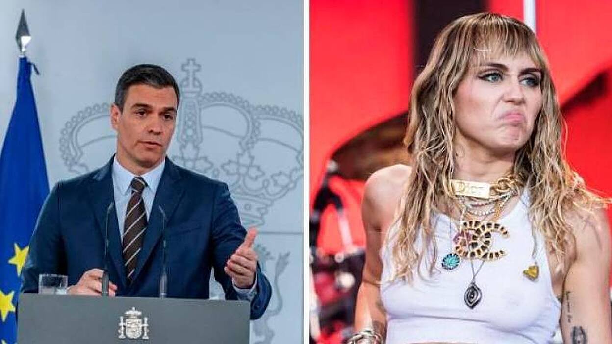 Pedro Sánchez responde al mensaje de Miley Cyrus: «Nuestro compromiso es fuerte»
