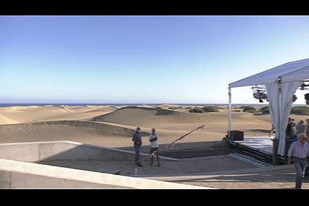 Susanna Griso, desde las dunas de Maspalomas