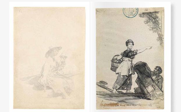 Galería. Dibujos del 'Cuaderno C' de Goya. 
