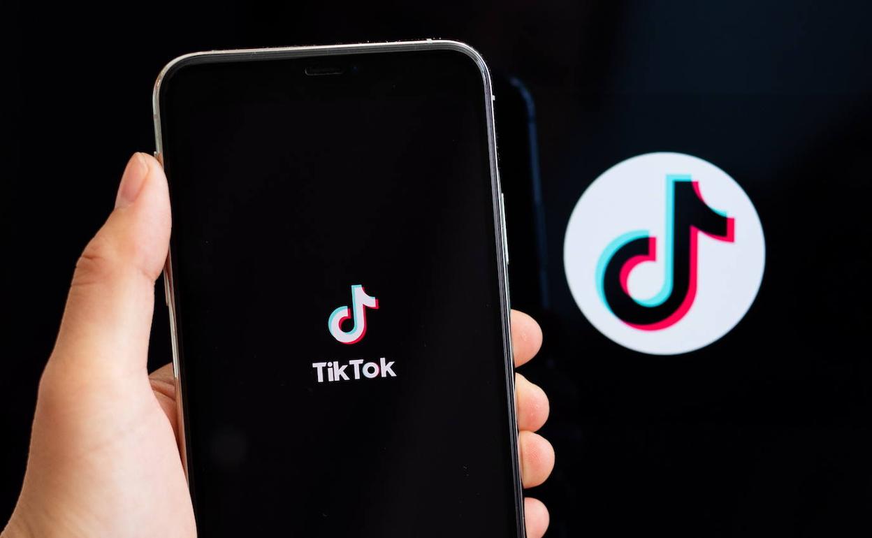 La aplicación TikTok. 