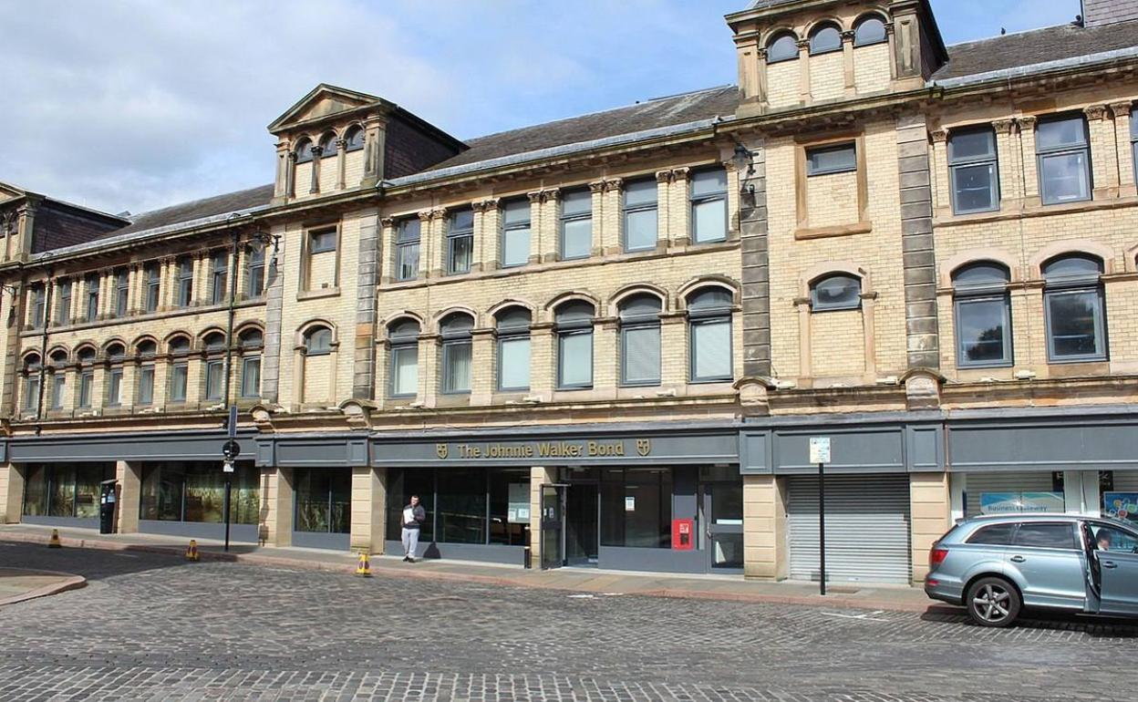 Antiguas destilería de Johnnie Walker en Kilmarnock (Escocia). 