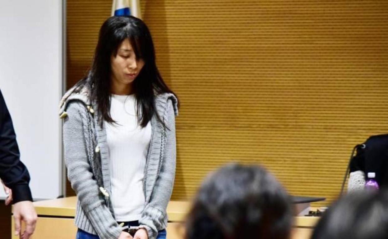 Na Li, que fue condenada a 25 años de prisión después de que en la tarde del 8 de mayo de 2016 matara a palos a su hijastro menor de edad.