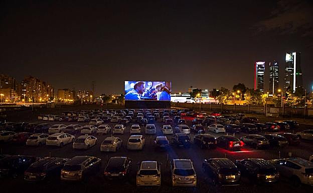 El Autocine Madrid RACE. 