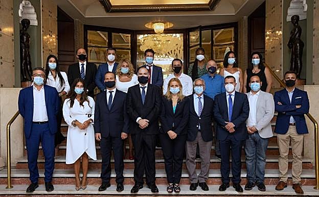 Reunión de Empresarios del Atlántico con Sebastián Grisaleña. 