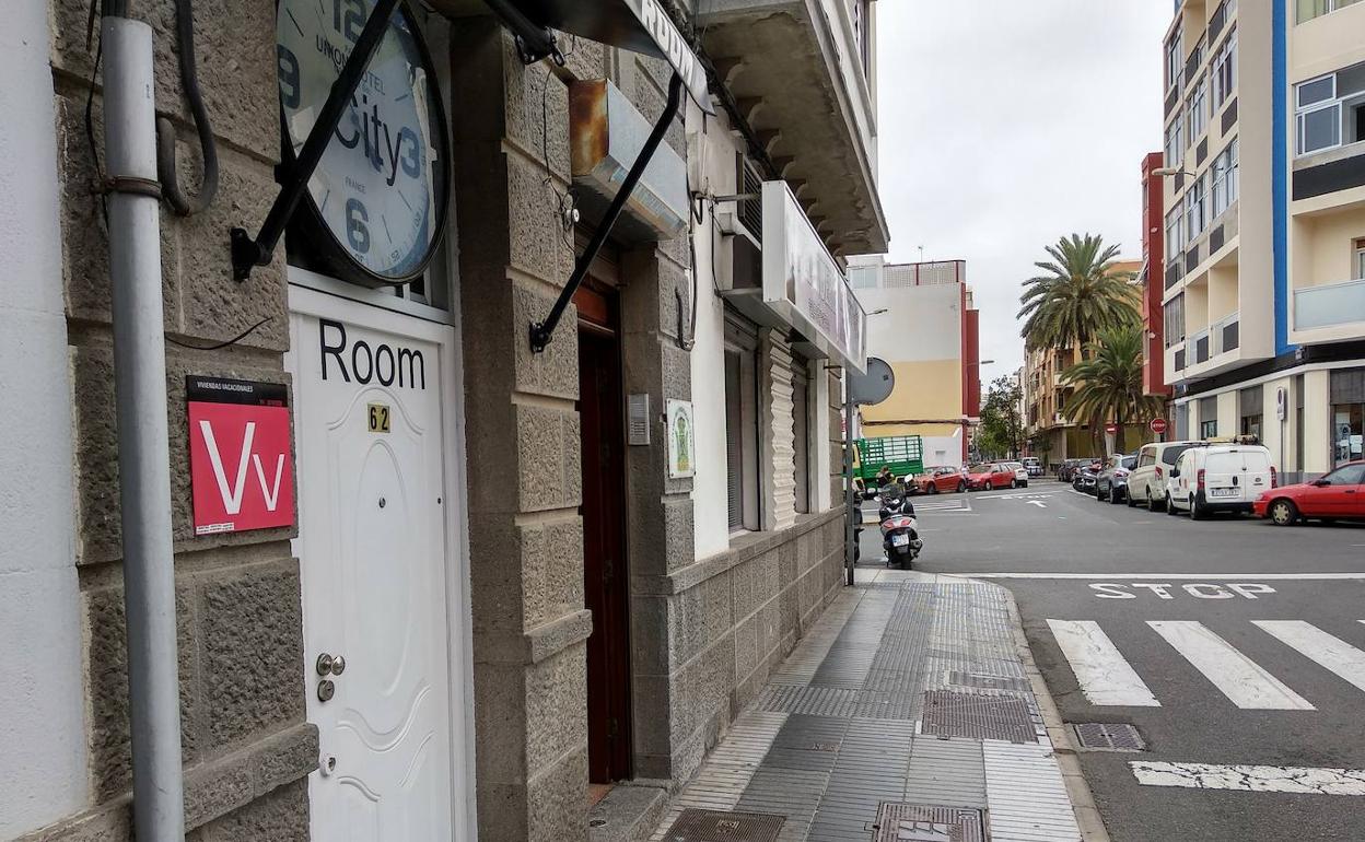 Imagen de archvio de una vivienda vacacional en la capital grancanaria