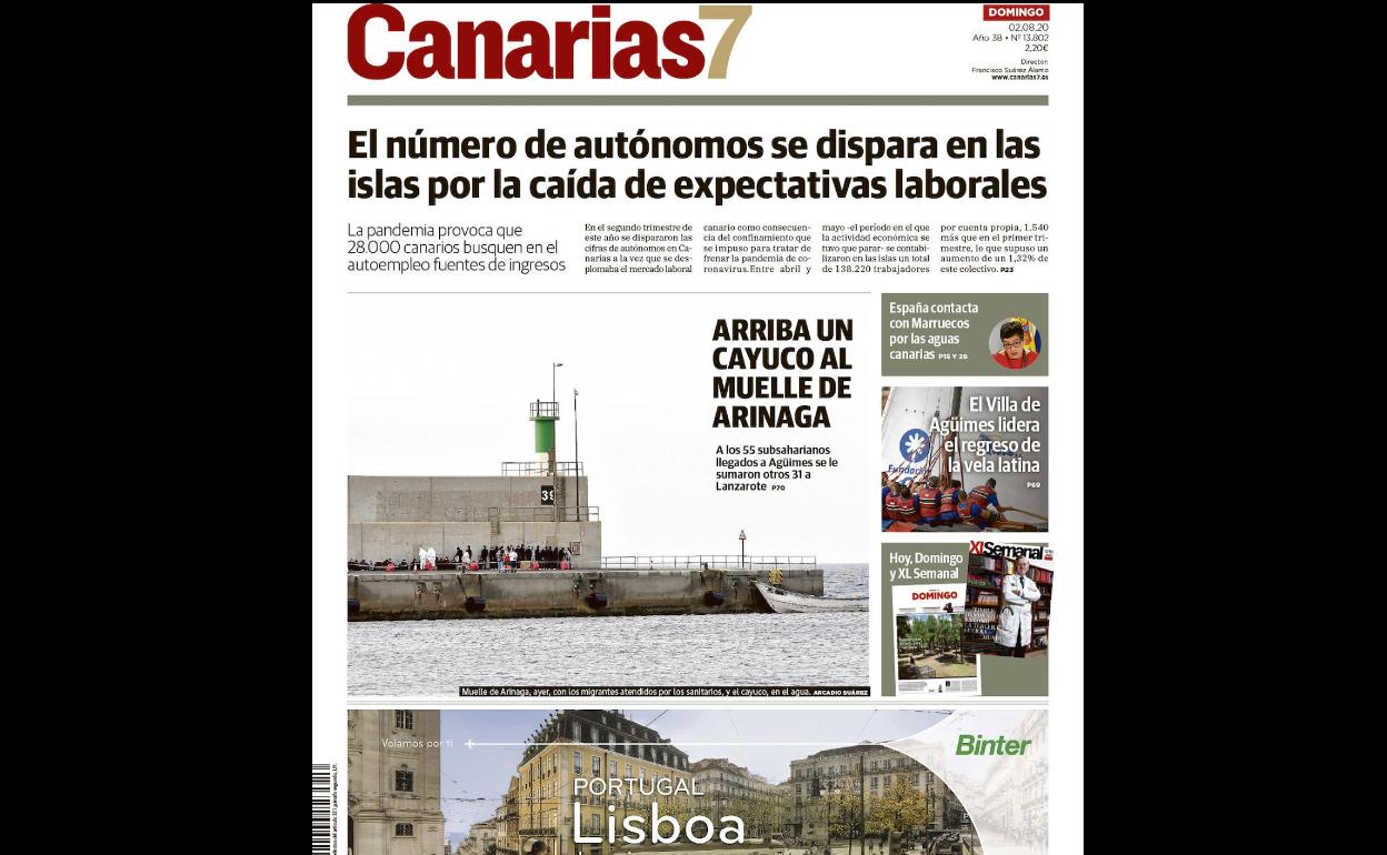 Vea la portada de este domingo 2 de agosto