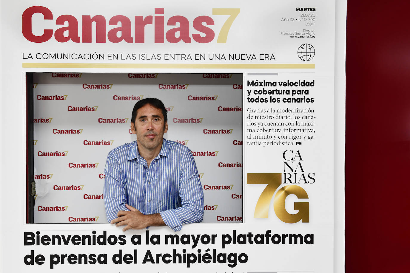 Villar visitó las instalaciones de CANARIAS7 en El Sebadal para repasar la actualidad del CB Gran Canaria y sus primeros movimientos como director deportivo. 