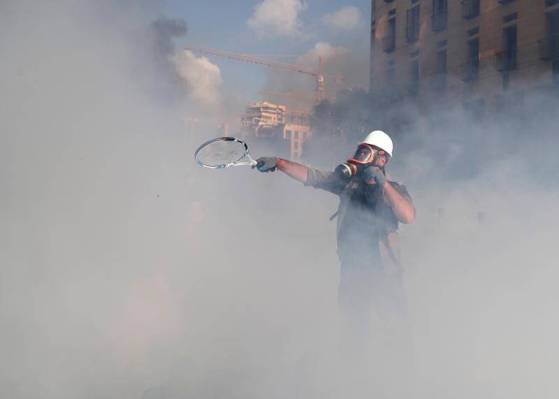 Fotos: Jornada de protestas contra el Gobierno en Beirut