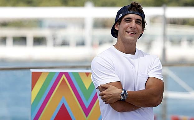 El actor Miguel Herrán en el Festival de Málaga.