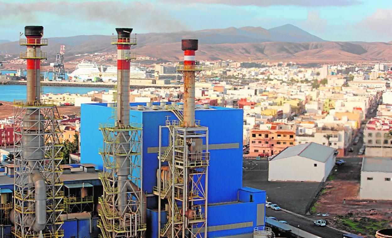 Central eléctrica de Endesa en Puerto del Rosario. 