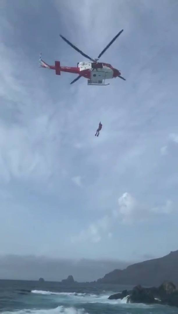 Imágenes del rescate