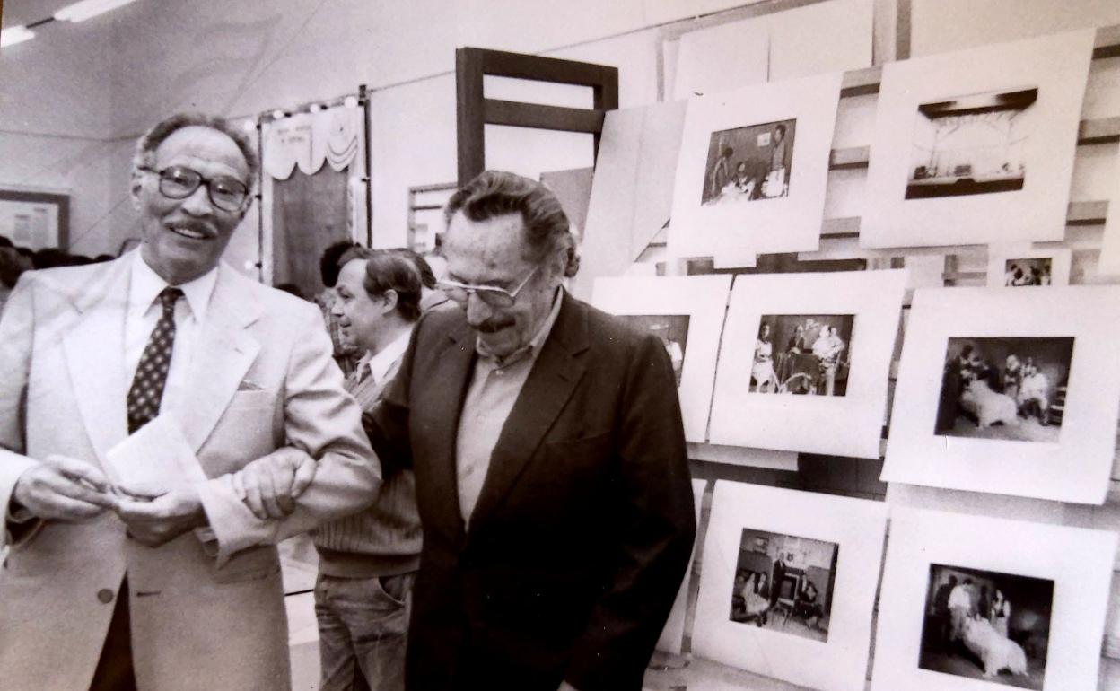 Ricardo y Pedro Lezcano, en una imagen del archivo familiar facilitada por su sobrina.