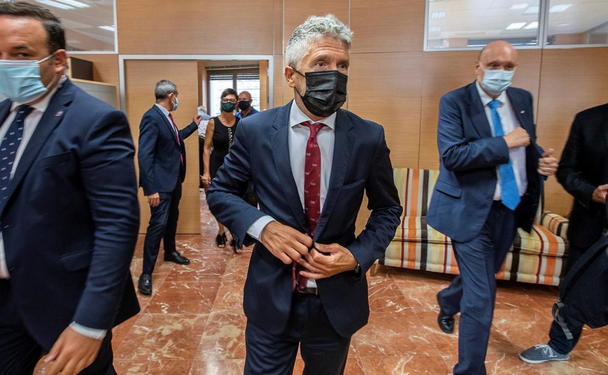 El ministro del Interior, Fernando Grande-Marlaska tiene previsto viajar mañana a Mauritania. 