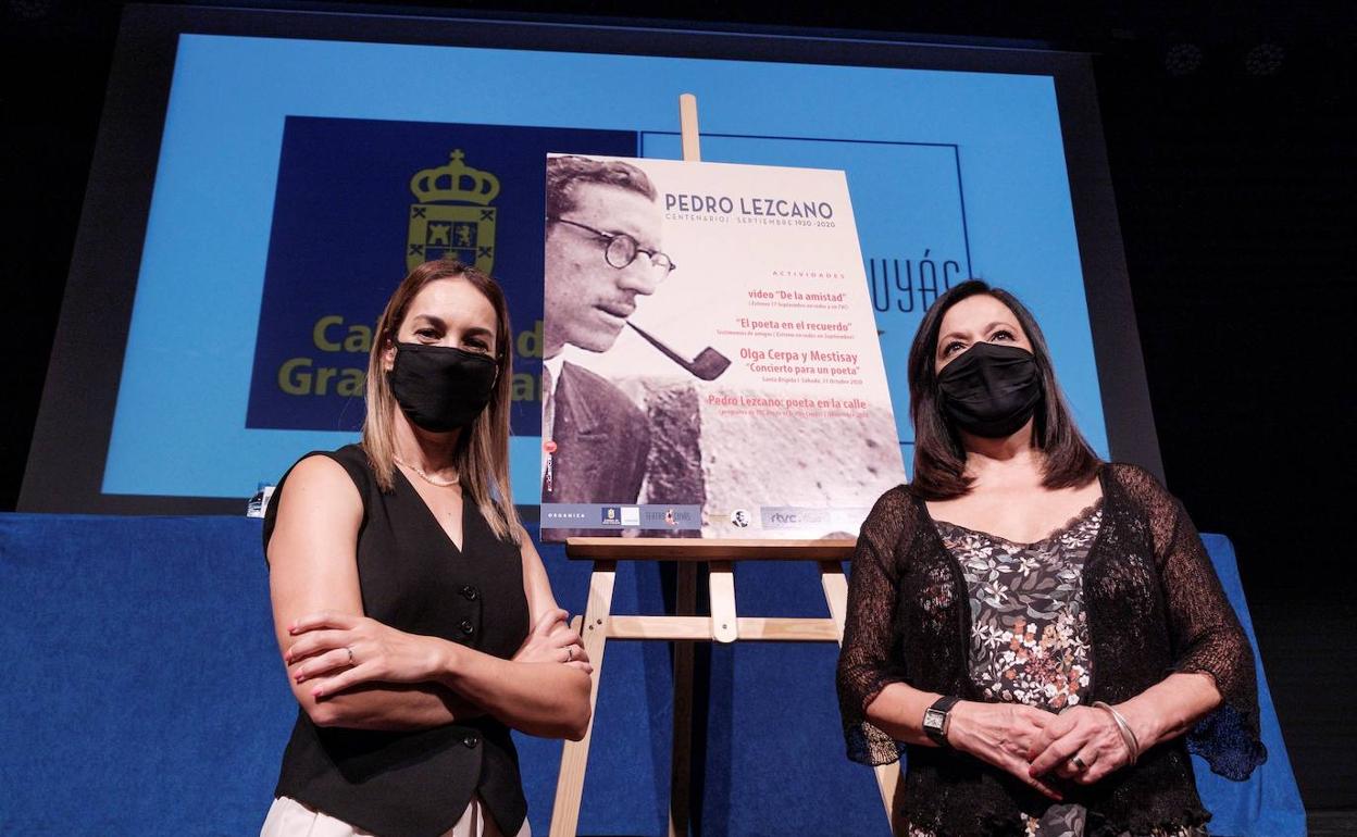 Guacimara Medina y Olga Cerpa. 