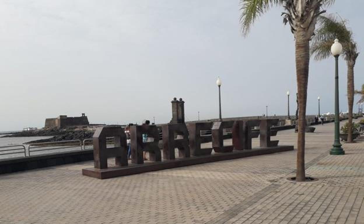 Espacio escogido para la escultura en honor a Manrique. 