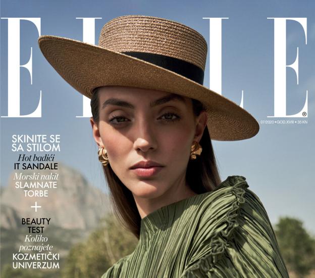 Neus Bemejo en la portada de Elle Croacia. 