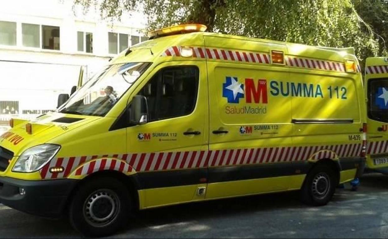 Imagen de archivo de una ambulancia de SUMA 112. 