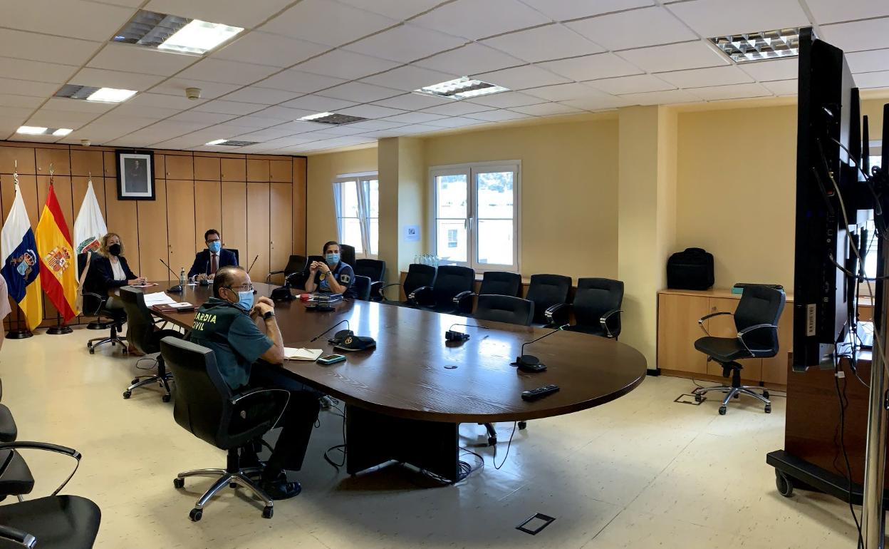 Reunión de la Junta de Seguridad. 