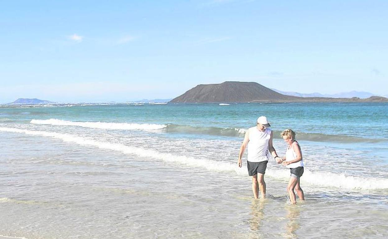 Lobos desde Corralejo.