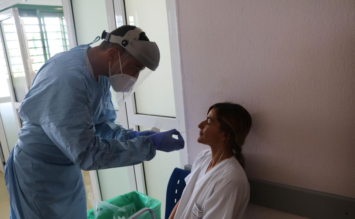 Momento de una prueba.