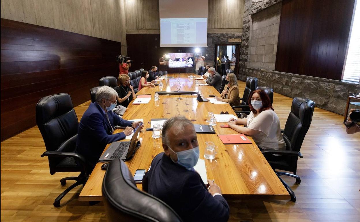 Imagen del consejo de gobierno de este jueves. 