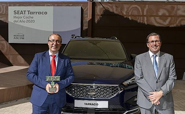 Mikel Palomera, director general de Seat, y Raül Blanco