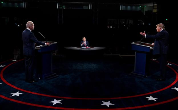 Biden y Trump, en el primer debate.