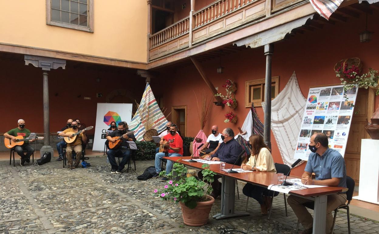 Un momento de la presentación en la Casa Condal. 