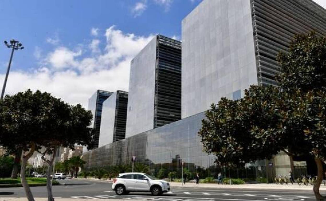 Imagen de la Ciudad de la Justicia en la capital grancanaria. 