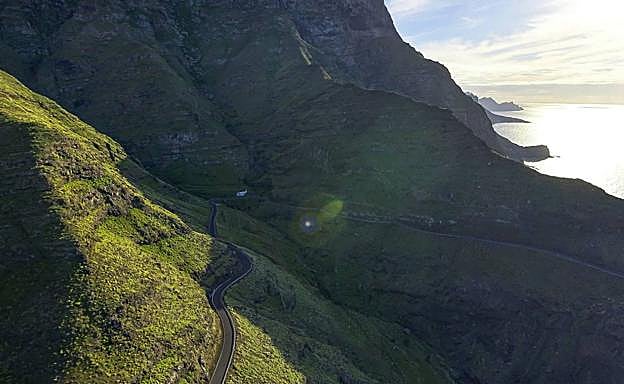 Imagen de Guayedra a vista de pájaro. 