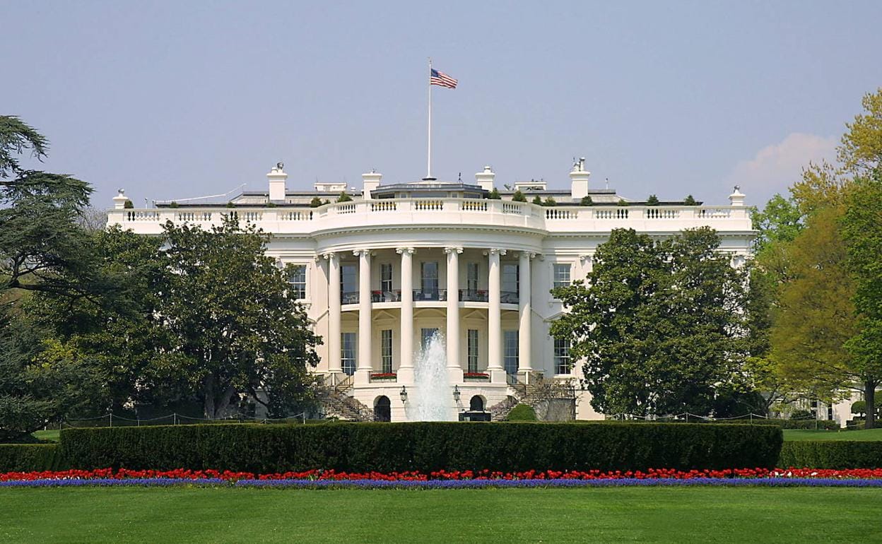 Vista exterior de la Casa Blanca, en Washington.
