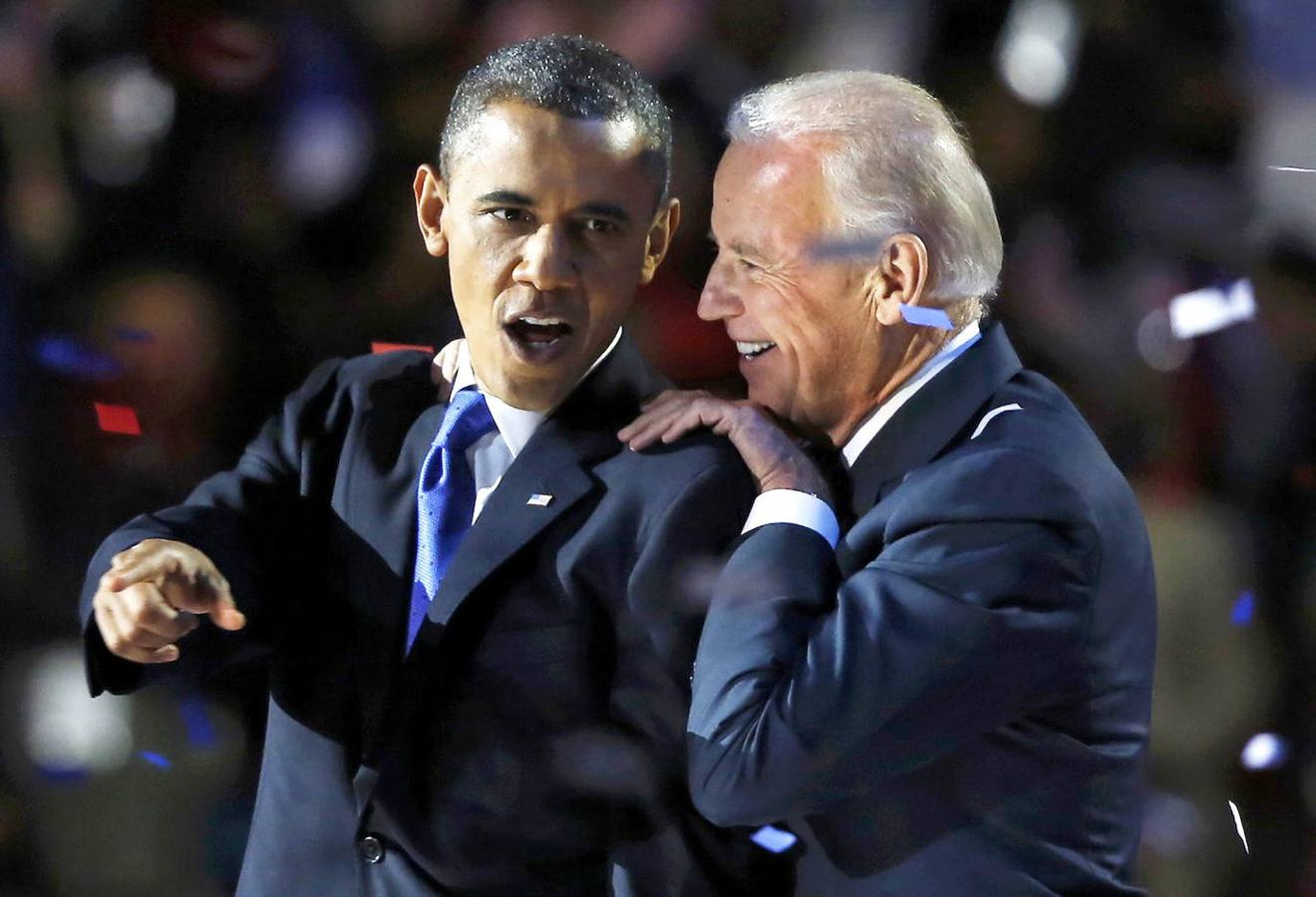 Biden y Obama, durante la campaña de 2012 